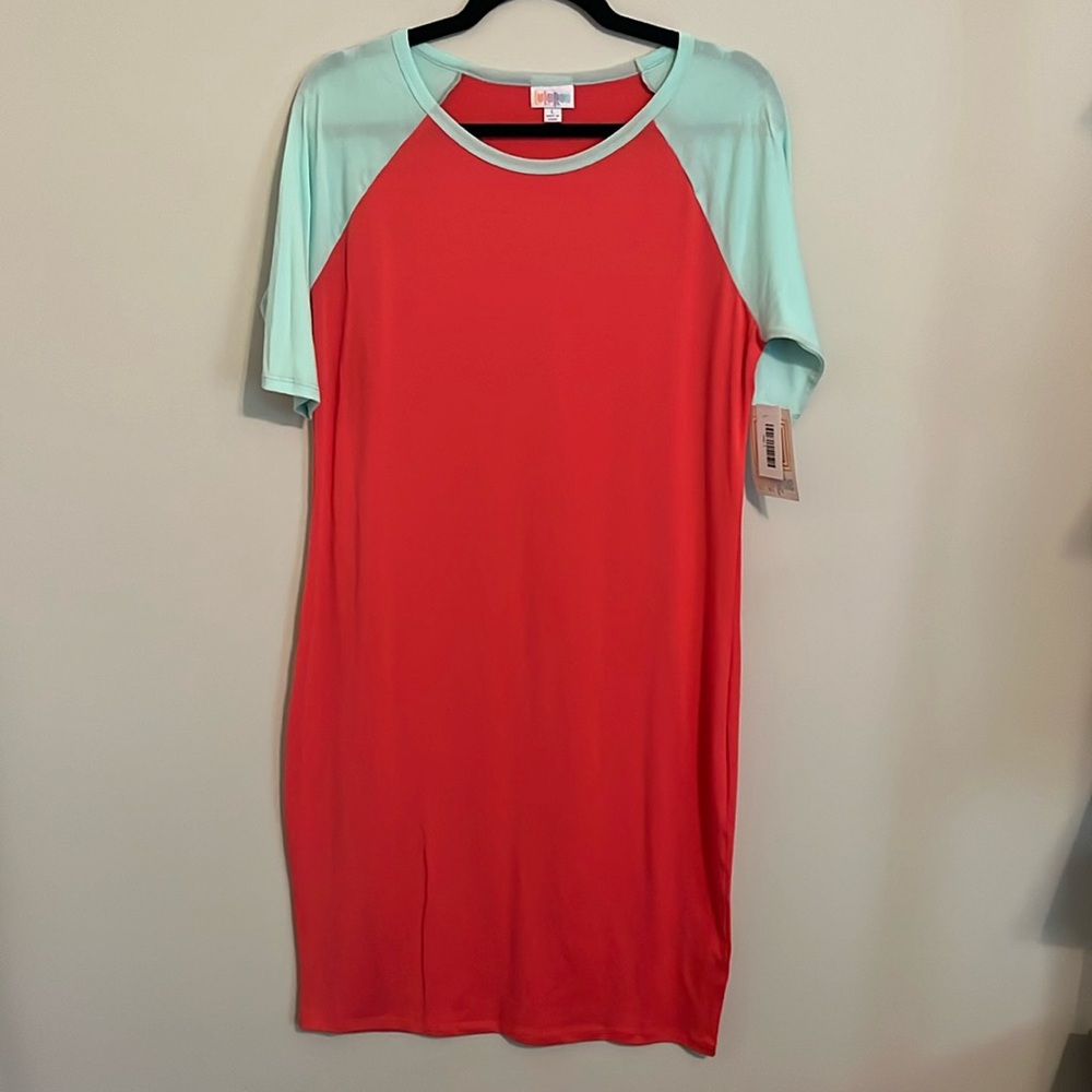 L Solid LuLaRoe Julia Dress